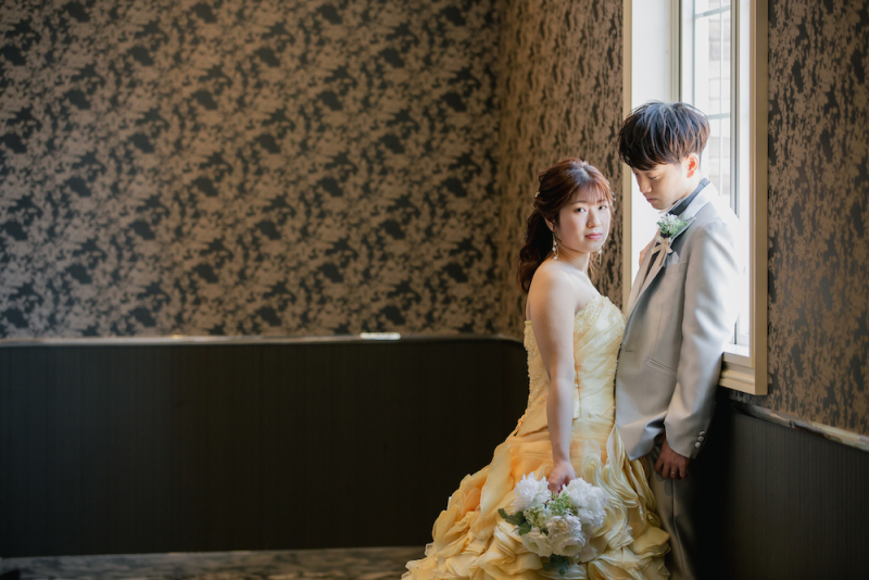 ドレス2着での撮影ができる！