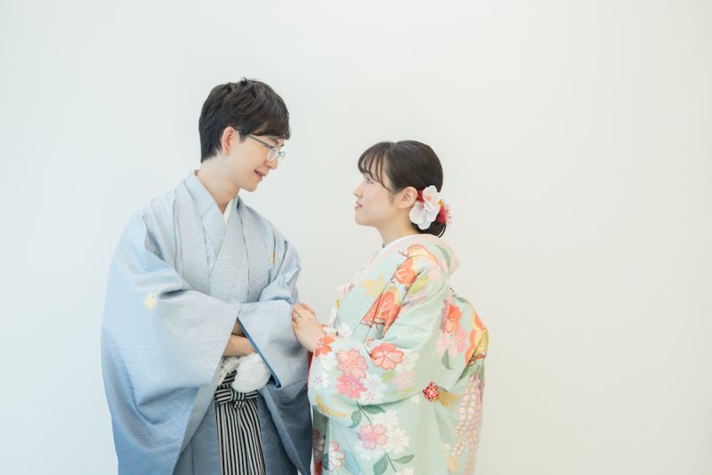 お二人でお色や雰囲気を合わせたコーディネイトも◎