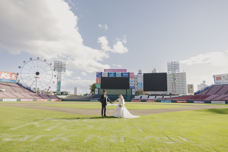 憧れの選手がプレーするグラウンドで撮影できます！！