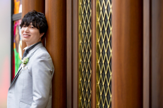 ご新郎様ヘアメイク