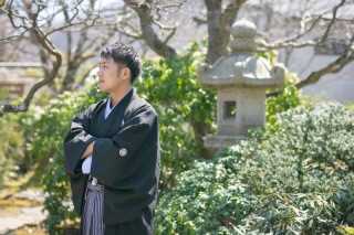 ご新郎様ヘアセット