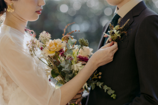 結婚式のひとこまを映画のようなワンシーンに