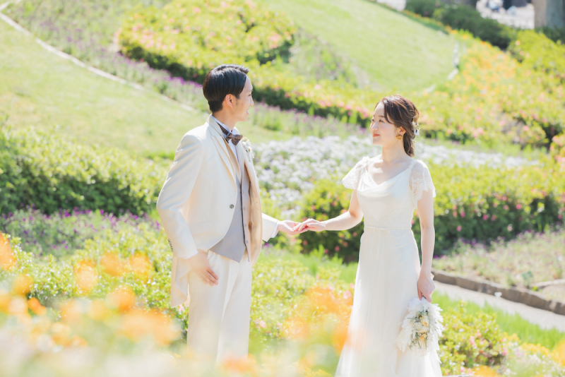 【みちのく杜の湖畔公園ロケーションフォト】四季折々の景色の中で撮影を！（ヘアメイク・移動費・申請費・全データ150cut付き!）