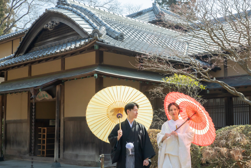 【茂ヶ崎庵ロケーションフォト】洗練さと自然との調和を感じる和室フォト♪(ヘアメイク・移動費・申請費・全データ150cut付き)