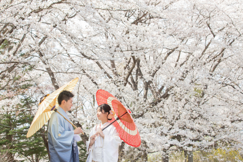 《今だけ超早割!和装桜ロケ》◇撮影料金より¥33,000OFF!(ヘアメイク・移動費・申請費・全データ付き)