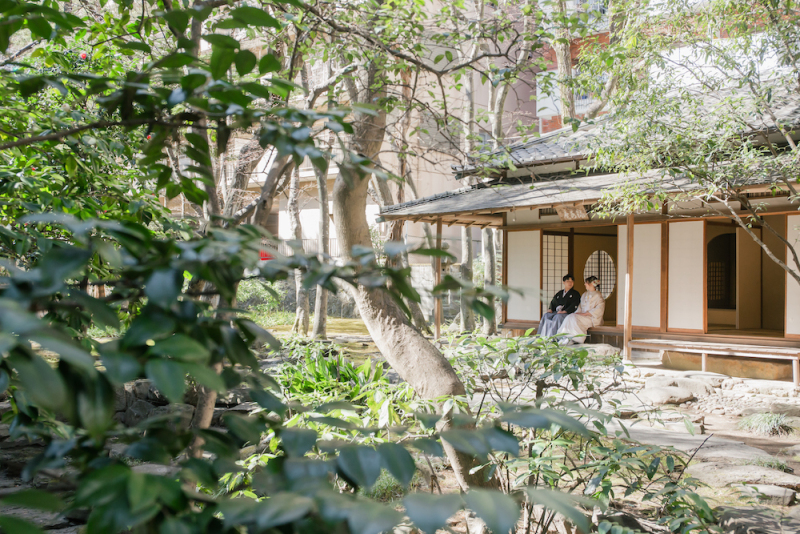 【和ロケ×洋スタジオ】わがまま叶える2スタイル撮影♡日本感じる場所で和装&明るい日差しのスタジオで洋装(ヘアメイク・全データ付)