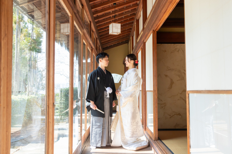 【茂ヶ崎庵ロケーションフォト】洗練さと自然との調和を感じる和室フォト♪(ヘアメイク・移動費・申請費・全データ150cut付き)