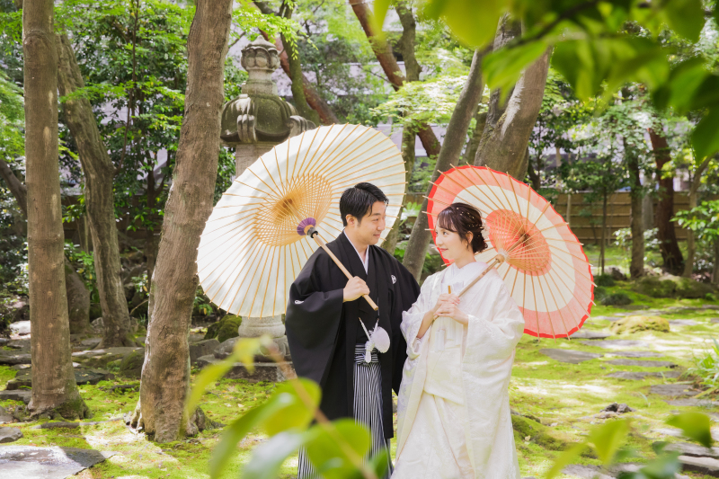 【緑水庵ロケーションフォト】貸切の本格茶室で撮影を!日本庭園も魅力♪(ヘアメイク・移動費・申請費・全データ150cut付き!)