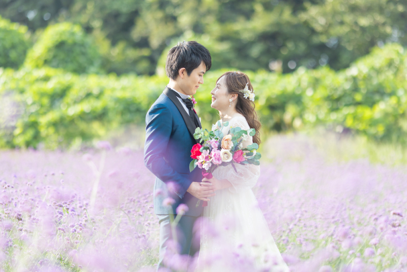 【やくらいガーデンロケーションフォト】園内はゴルフカートで移動♪（ヘアメイク・移動費・申請費・全データ150cut付き!）