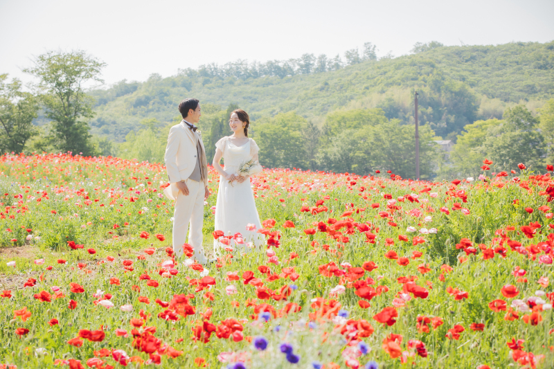 【みちのく杜の湖畔公園ロケーションフォト】四季折々の景色の中で撮影を!(ヘアメイク・移動費・申請費・全データ150cut付き!)