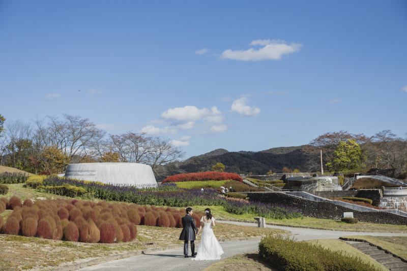 【みちのく杜の湖畔公園ロケーションフォト】四季折々の景色の中で撮影を！（ヘアメイク・移動費・申請費・全データ150cut付き!）