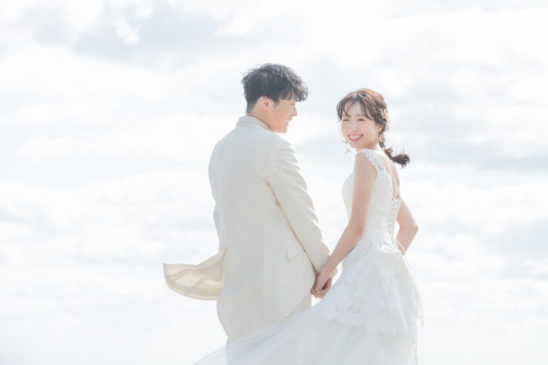 【七ヶ浜ロケーションフォト】フォトジェニックな撮影を！選べる夕景も◎（ヘアメイク・移動費・申請費・全データ150cut付き!）