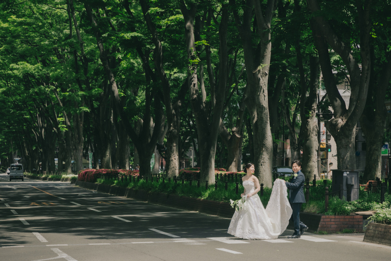 【洋ロケ×和スタジオ】わがままを叶える2スタイル撮影♡好きなロケ地で洋装&移動もラクなスタジオで和装!(ヘアメイク・全データ付)