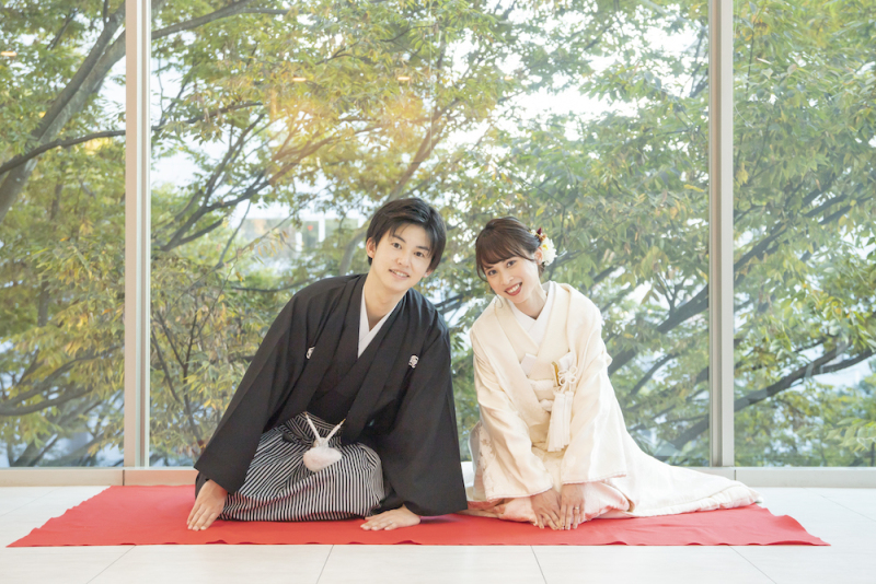 【ロケ&スタジオの2着プラン】洋装ロケ×和装スタジオプラン♪人気の新緑撮影もOK◎(ヘアメイク・移動費・申請費・全データ付き!)