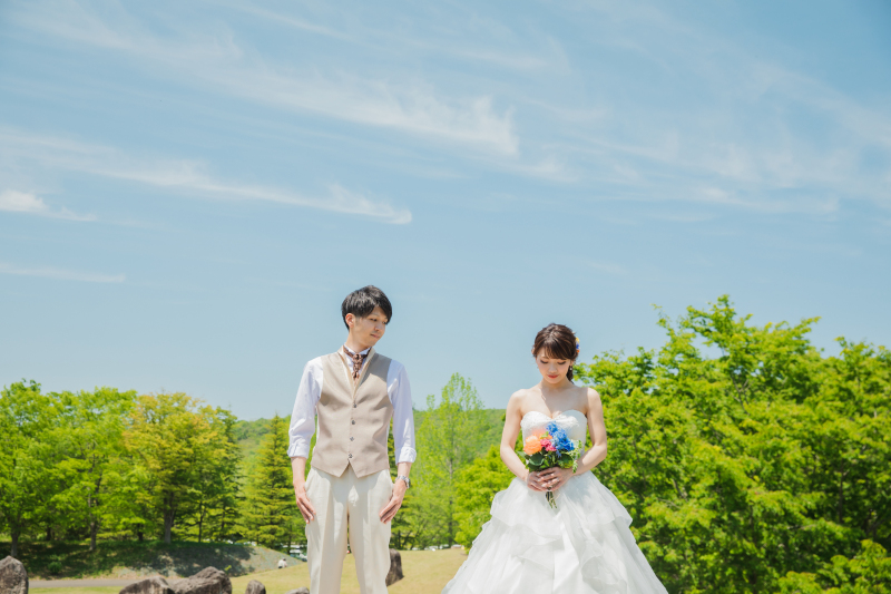 【みちのく杜の湖畔公園ロケーションフォト】四季折々の景色の中で撮影を!(ヘアメイク・移動費・申請費・全データ150cut付き!)