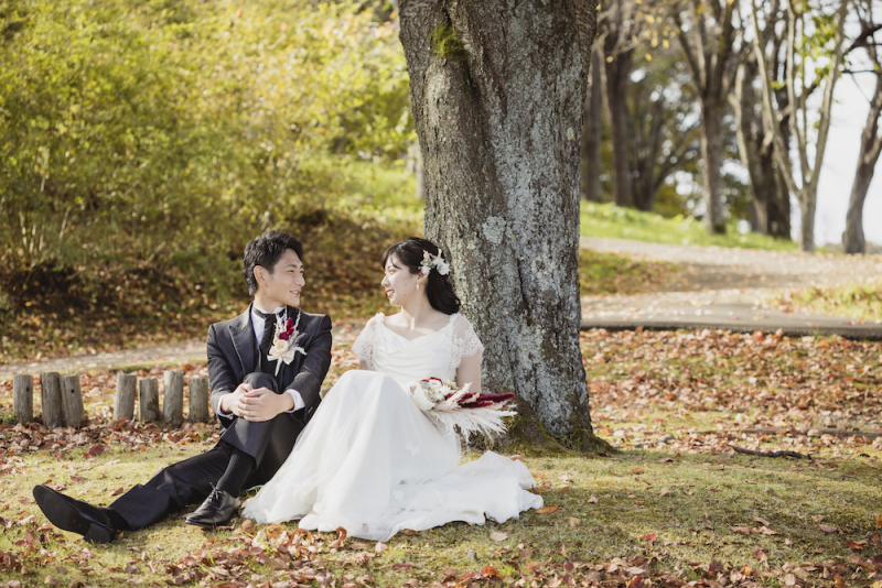 【みちのく杜の湖畔公園ロケーションフォト】四季折々の景色の中で撮影を！（ヘアメイク・移動費・申請費・全データ150cut付き!）