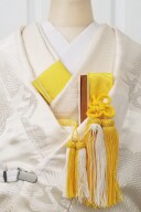 イエロー　筥迫・懐剣