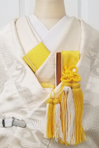 イエロー　筥迫・懐剣