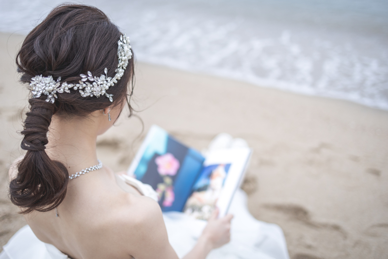 新婦様の後ろ姿ショット♡