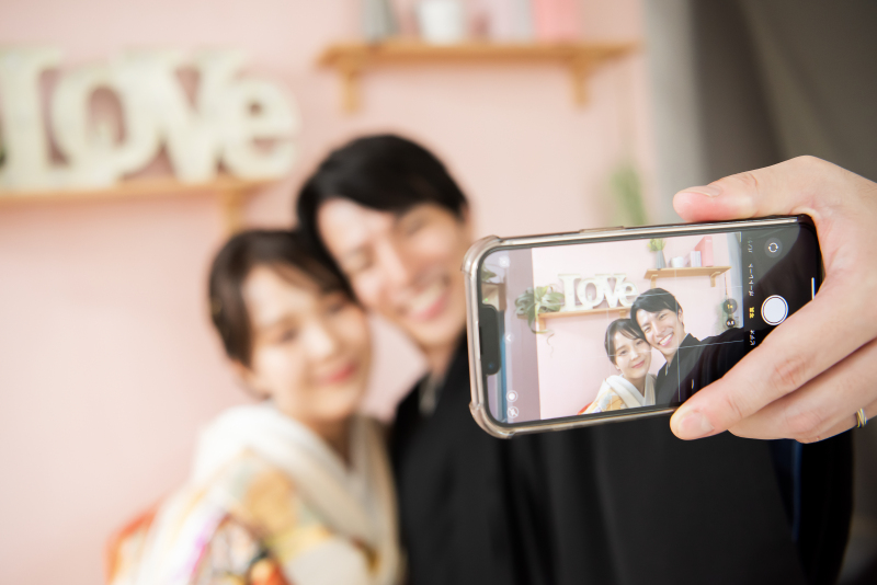 自撮りショット