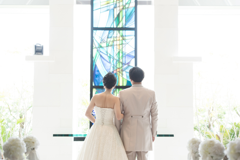 【洋装】ポートピアホテルチャペル&洋装スタジオ撮影