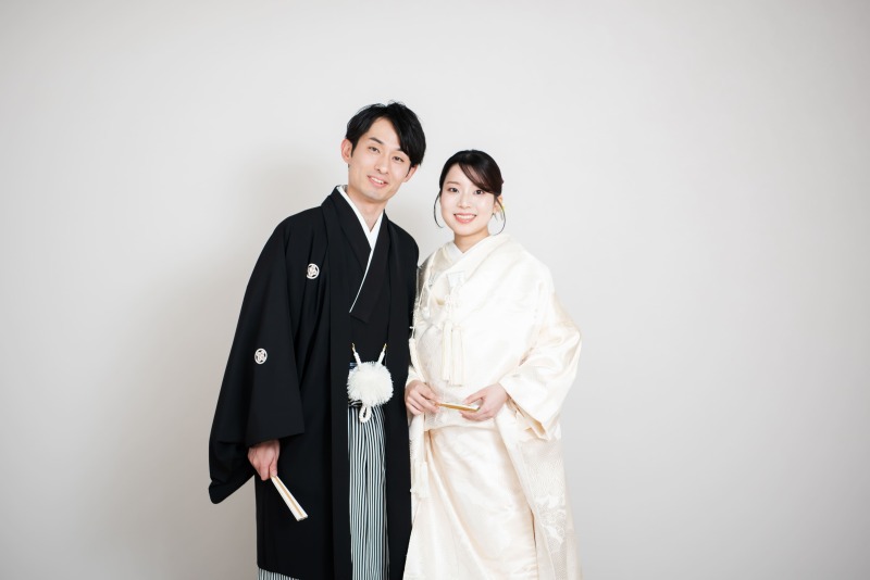 シンプル和装ショット