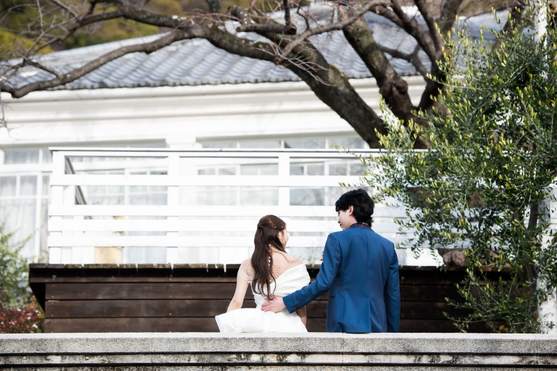 おふたりの後ろ姿