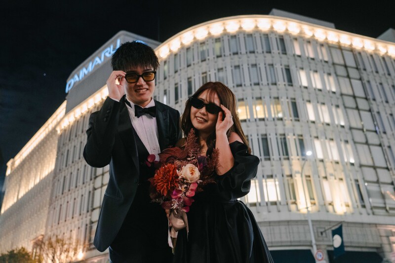 サングラスを使って