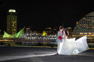 【洋装】ナイトロケーション撮影