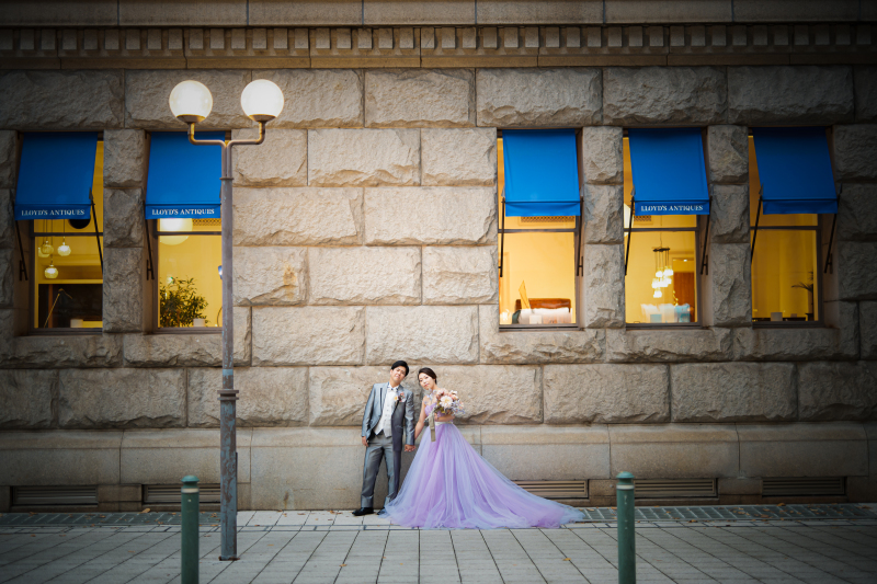 街頭と街並みで綺麗なおふたり^^