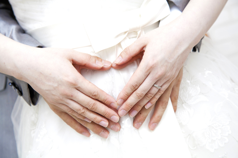 お二人の手に包まれて♡