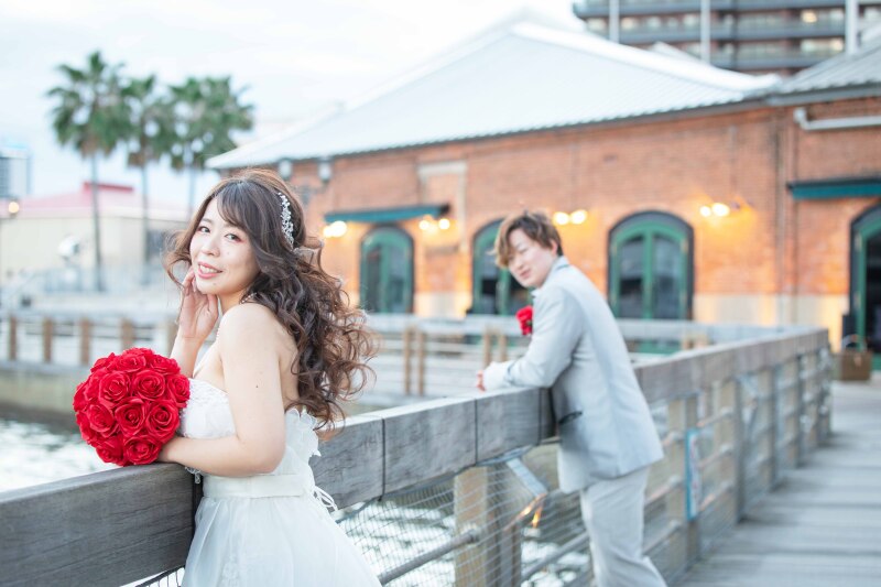 新婦様振り向きショット♡