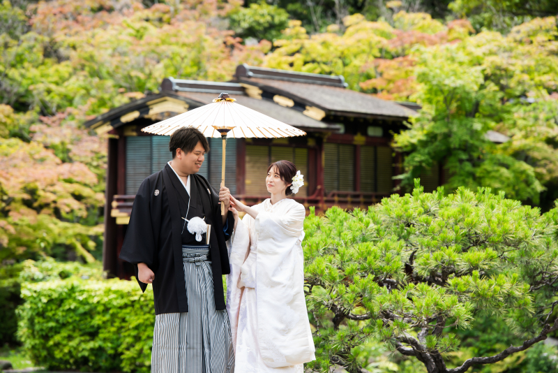 自然を背景に、、、