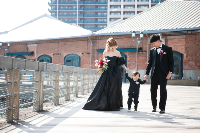 3人でお散歩ショット