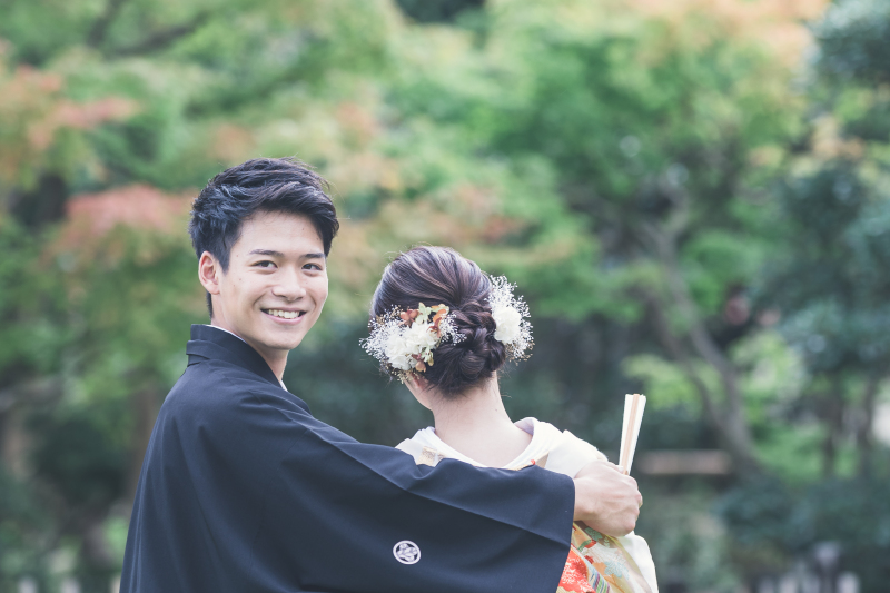 新郎様振り向きショット★