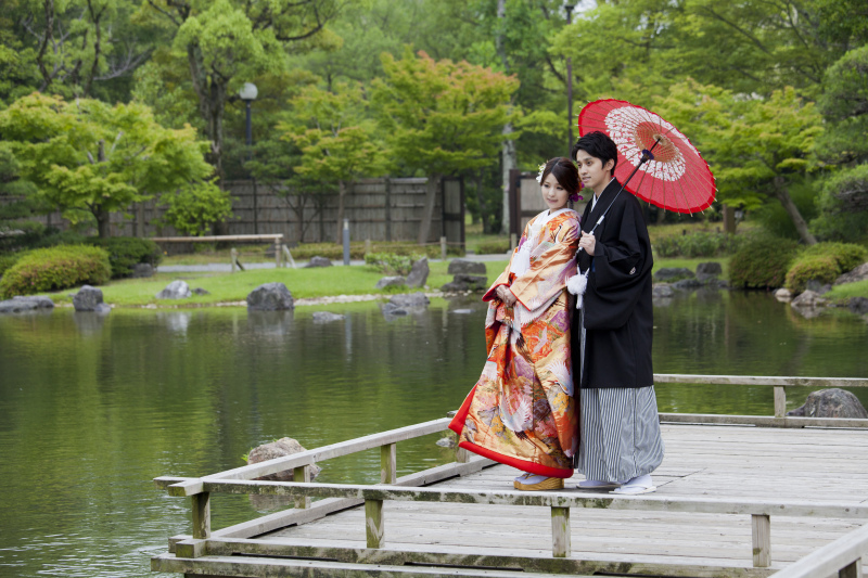 池の上にいるかのような