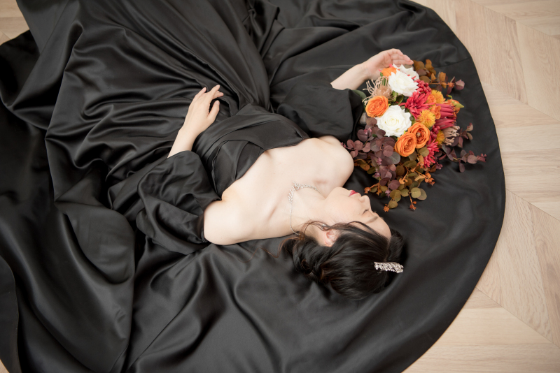 寝ころびショット