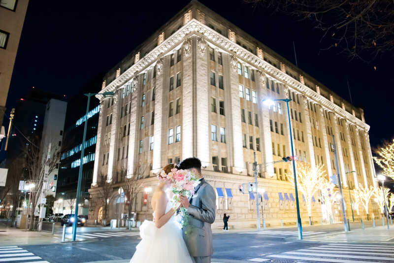 お顔隠しショット