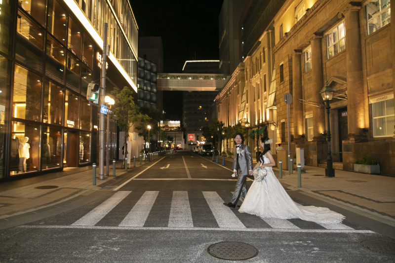 キラキラの街並み