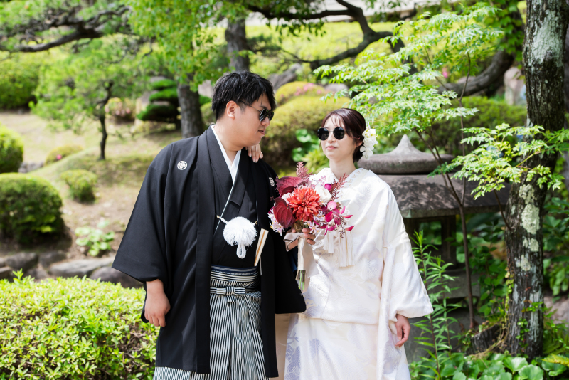 白無垢×ブーケ