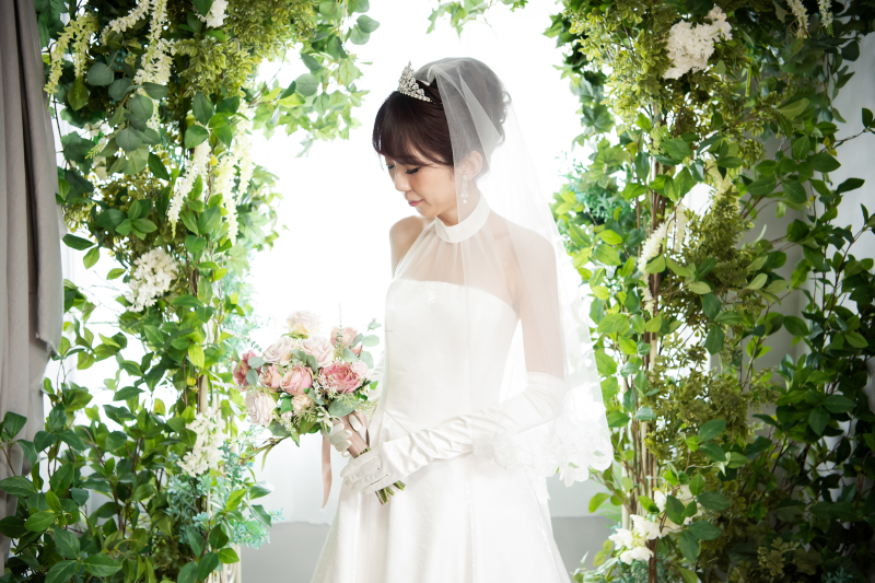 新婦様のソロショットも