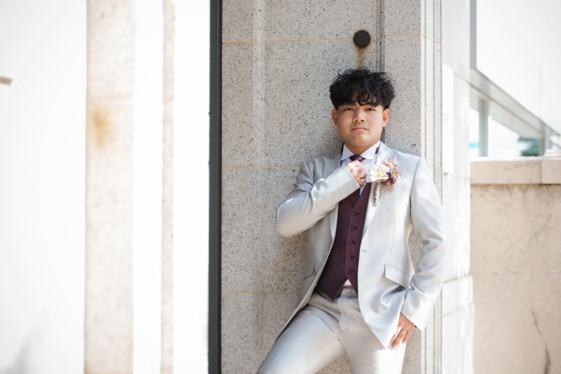 新郎様のソロショット