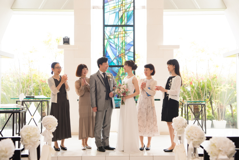 ご家族様に祝福されながら♪