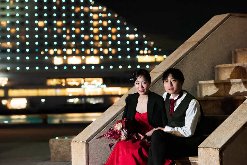 新郎様のジャケットを♡