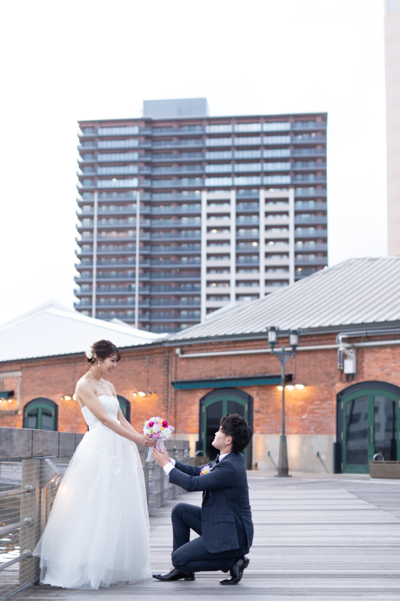 新郎様から愛のプロポーズ．．．♡