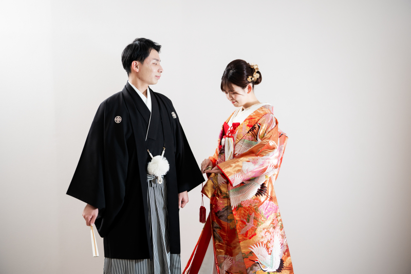 和装にチェンジ