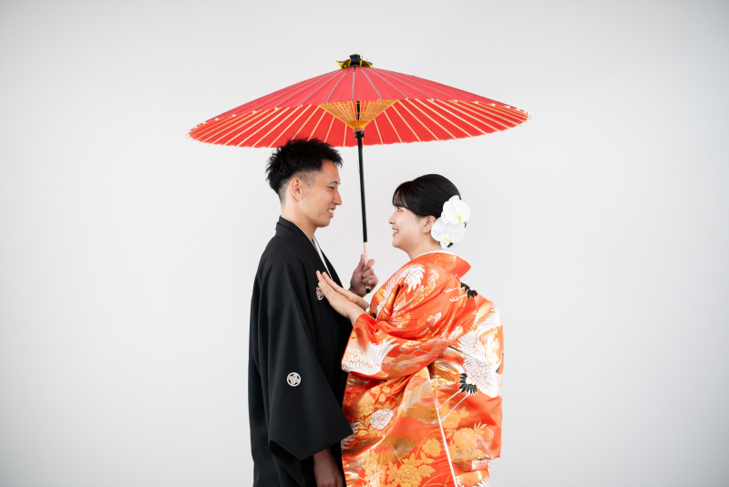 相合傘ショット