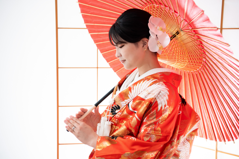 新婦様のソロショット