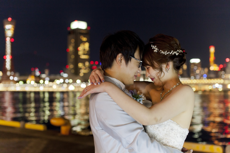 おでこくっつけカット♡