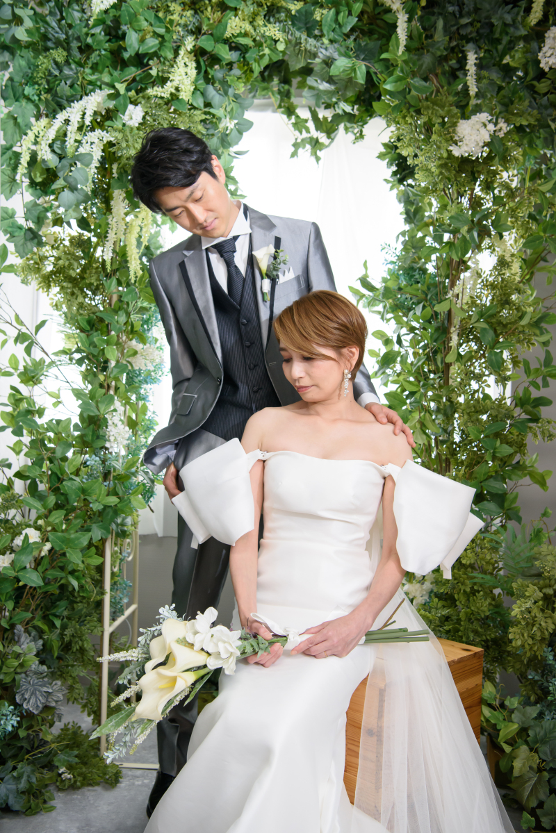 新郎様の優しいまなざし